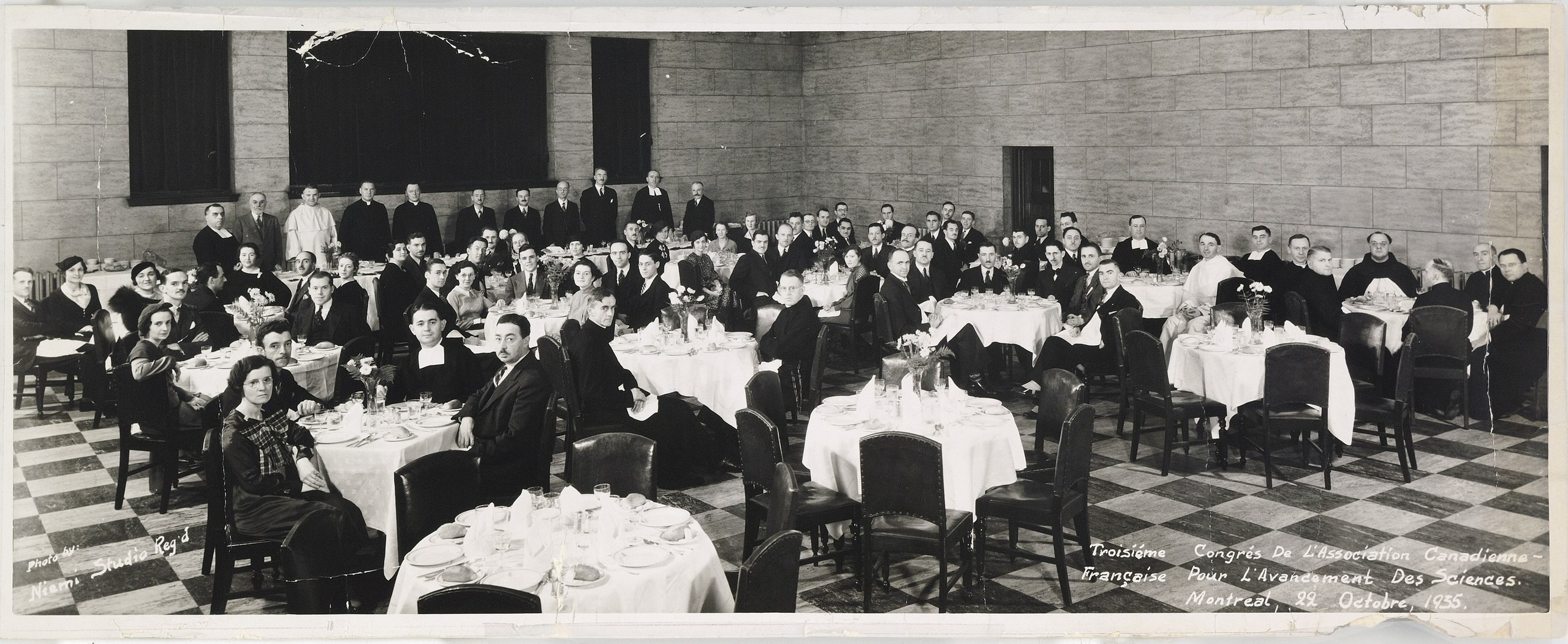 Banquet de l'Acfas, 1935