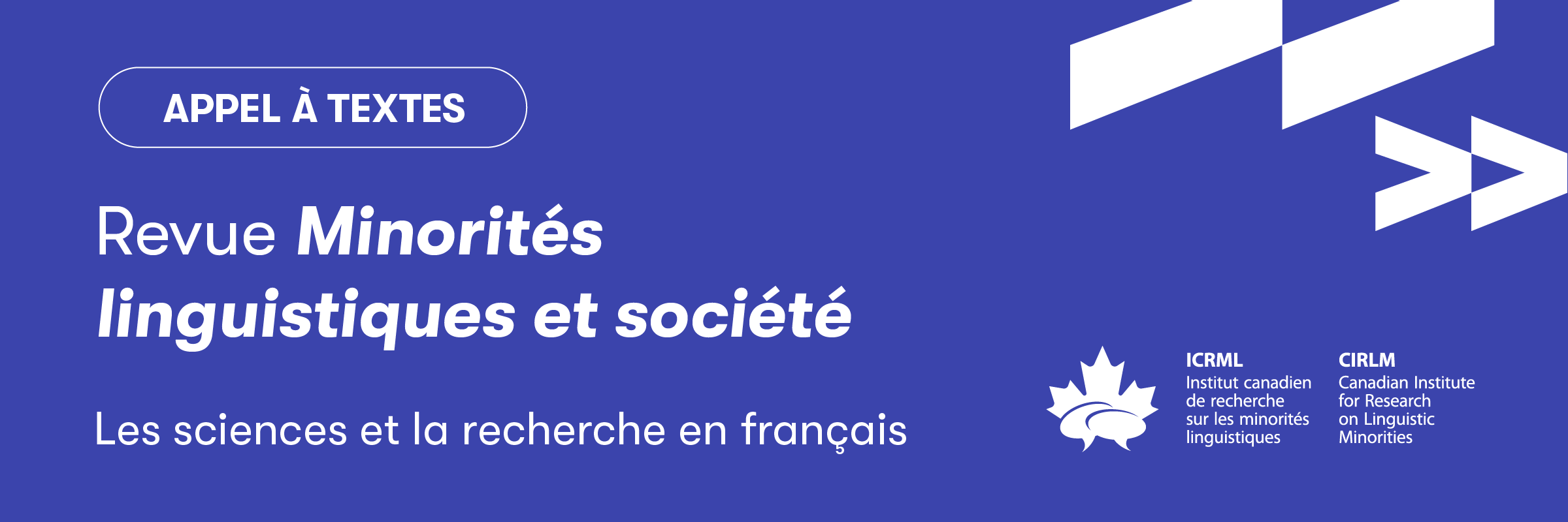 Appel à textes pour le numéro thématique de la revue Minorités linguistiques et société consacré aux sciences et à la recherche en français