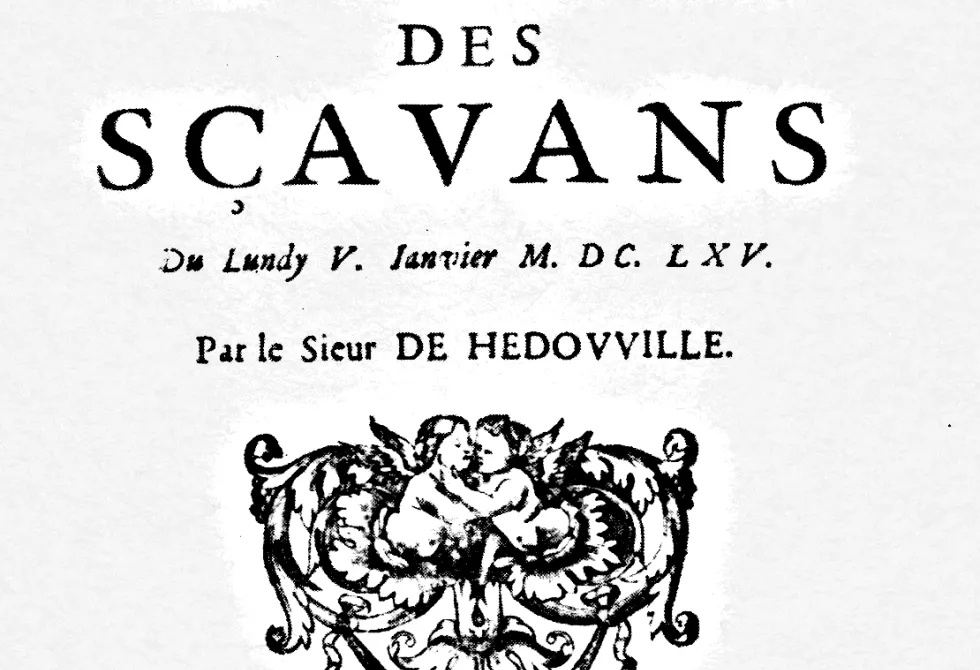 Le Journal des sçavans, Paris, 1665
