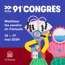 Congrès Acfas Ottawa 2024